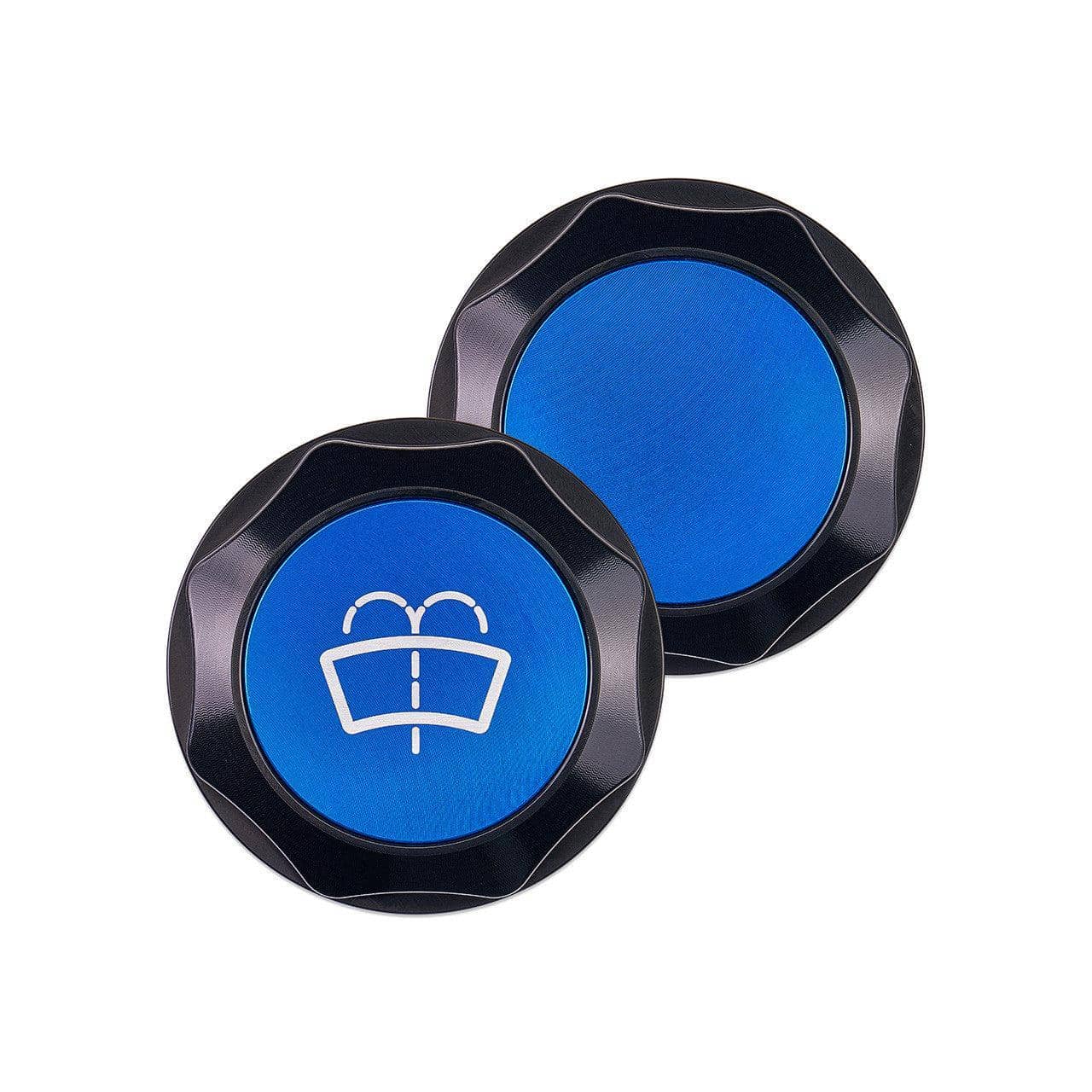IAG Performance Revolve Washer Fluid Reservoir Cap w/ Anodized Color Accent Blue WRX 22-26 / BRZ 13-26 | IAG-ACC-5310BKBL