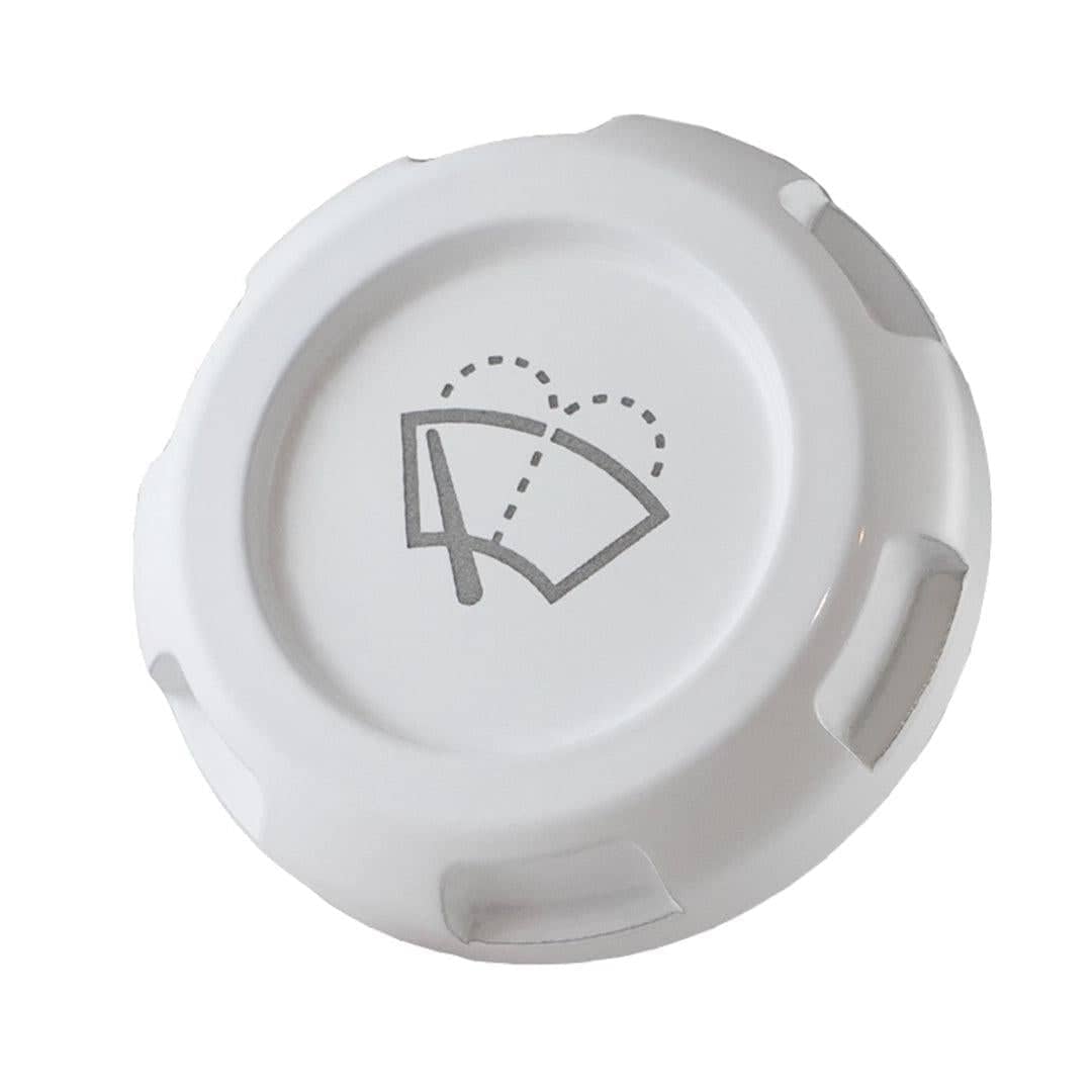 Billetworkz Wiper Fluid Cap Engraved Zero Series White WRX 02-26 / STI 04-21 | BW-EBCZ-SUB-WIP-WHT-E