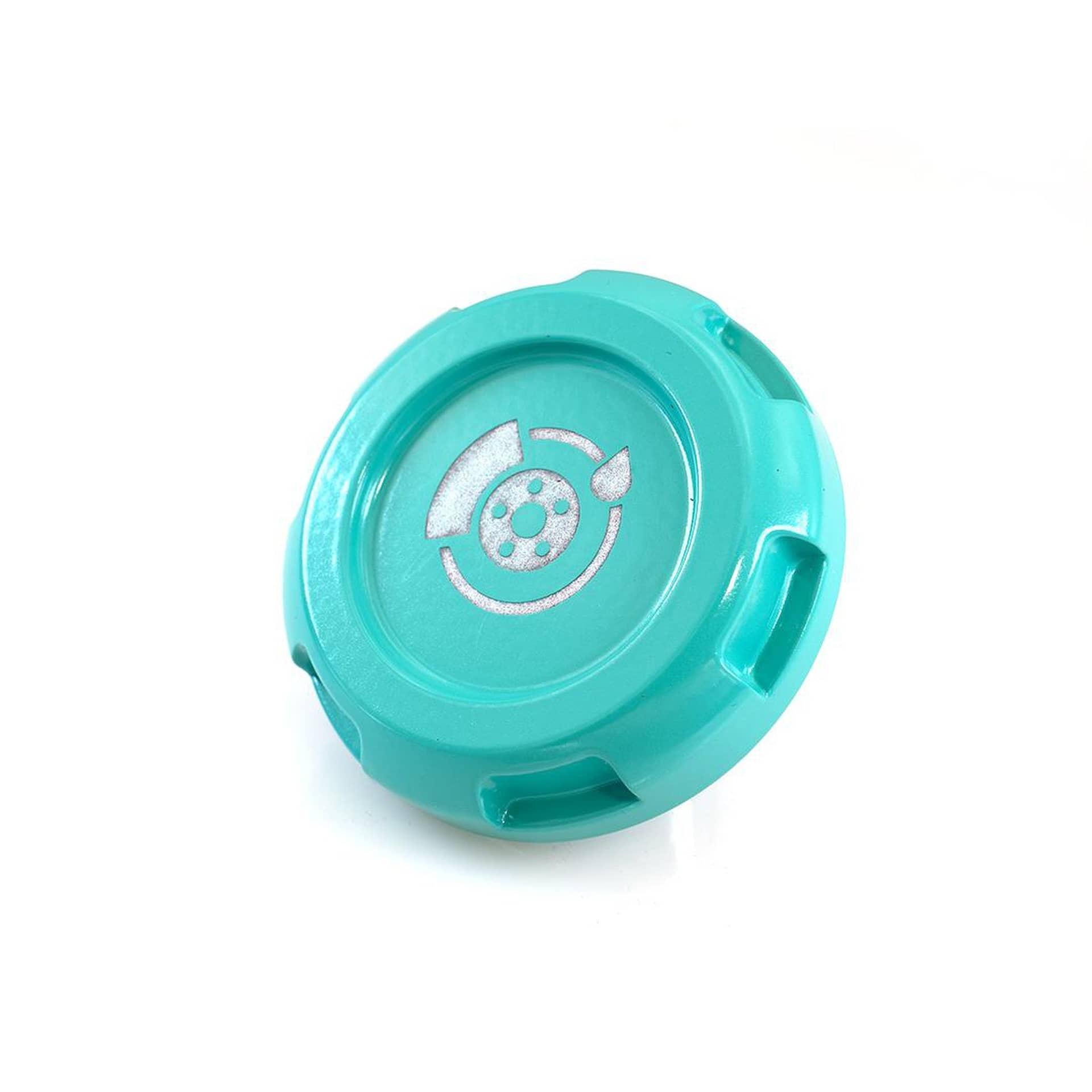 Billetworkz Brake Fluid Cap Engraved Zero Series Hyper Teal WRX 02-26 / STI 04-21 | BW-EBCZ-SUB-BRK-HYTL-E