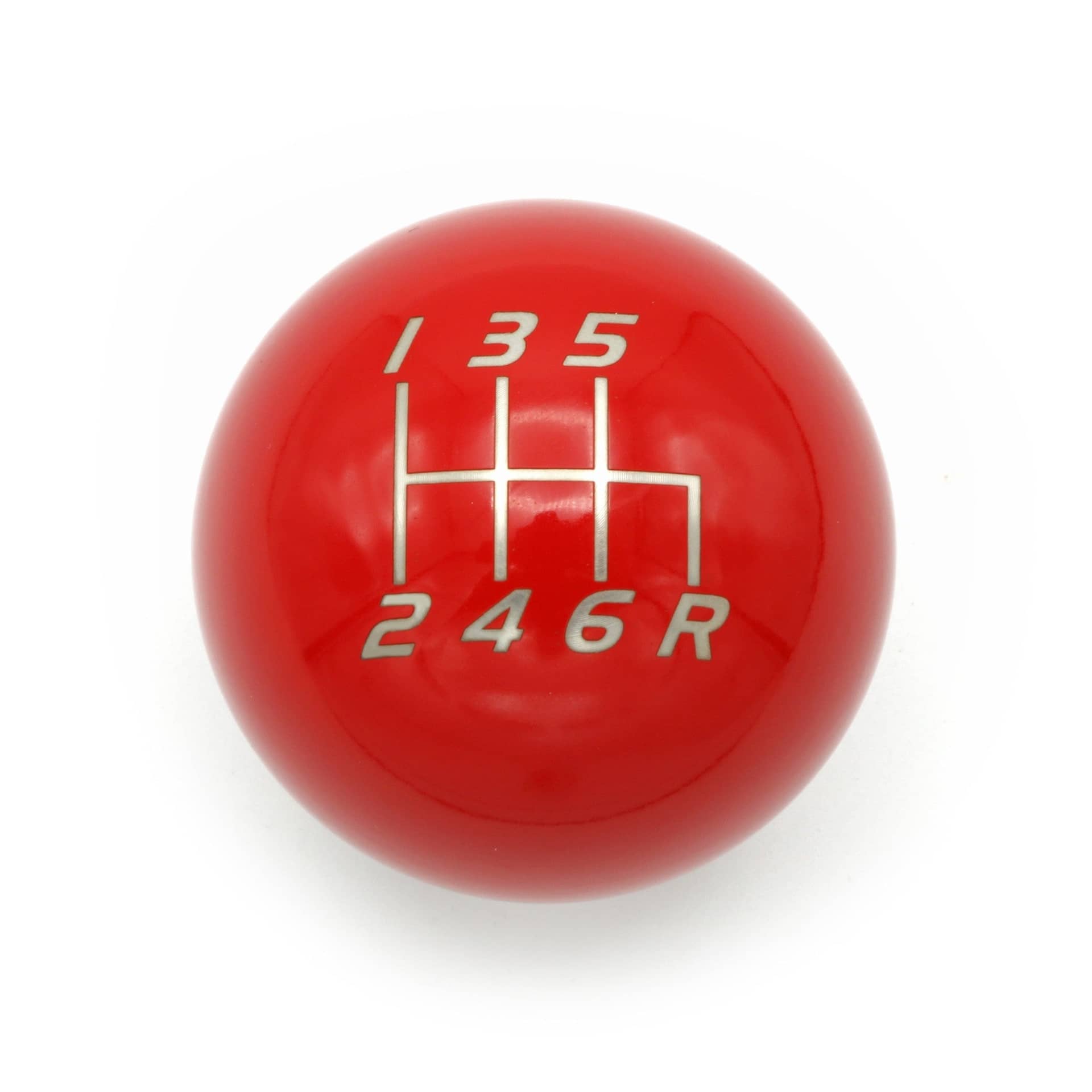 Billetworkz Weighted Shift Knob 6-Speed Lightbulb Gloss Red WRX 15-26 / STI 04-21 | BW-KNB-WRX6-VEL6-GRED-LB WRX w/ Hand E-Brake