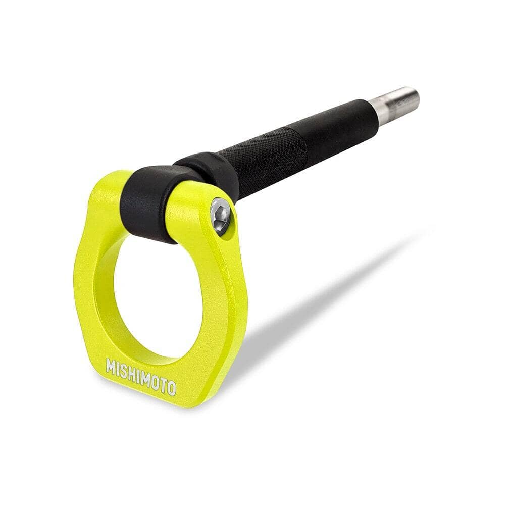 Mishimoto Front Tow Hook Neon Yellow WRX | MMTH-WRX-22NY
