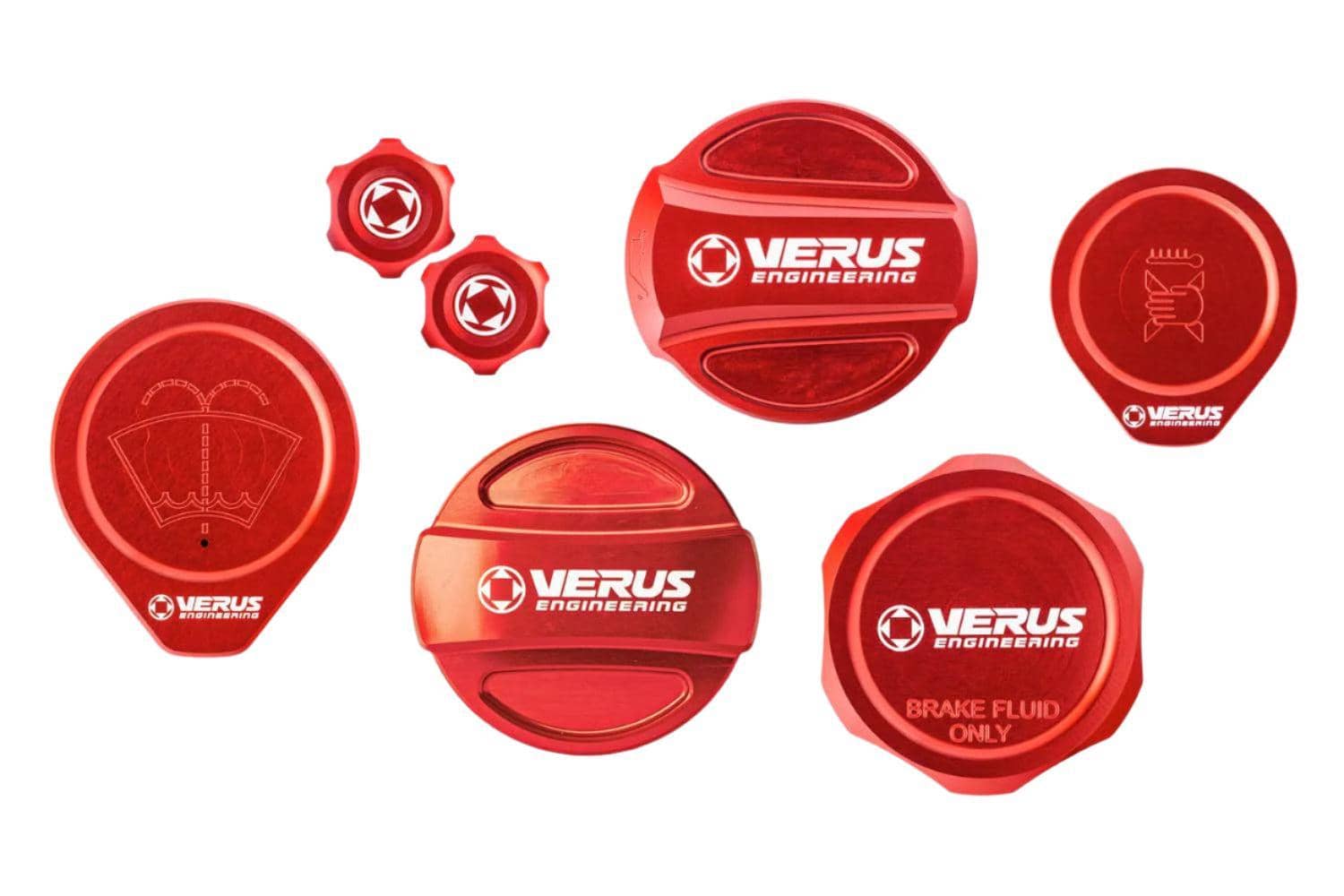 Verus Full Car Cap Kit Red RLA Style WRX | A0768A-RED-RLA