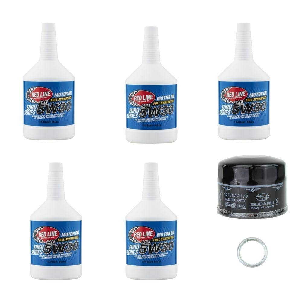 Import Image Racing Red Line 5W30 Synthetic Oil Change Kit WRX