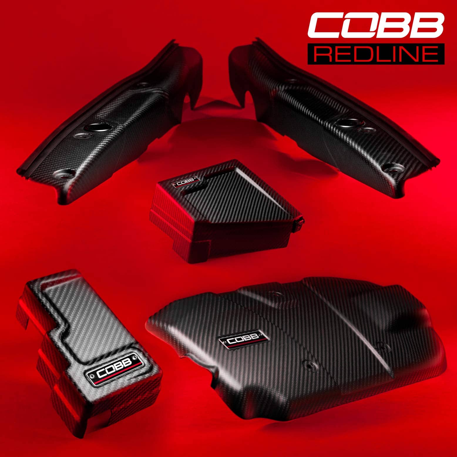 COBB Redline Matte Carbon Fiber Dress-Up Kit