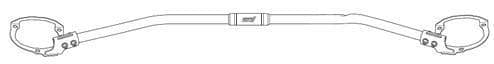Subaru OEM STI Flexible Strut Tower Brace WRX | SG950VC000