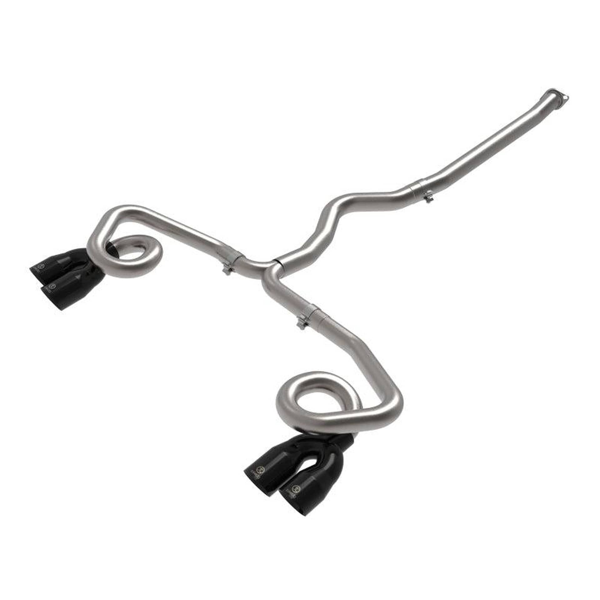 aFe Power POWER Takeda 3in to 2-1/2in Cat-Back Exhaust w/ Black Tips WRX | 49-36809-B