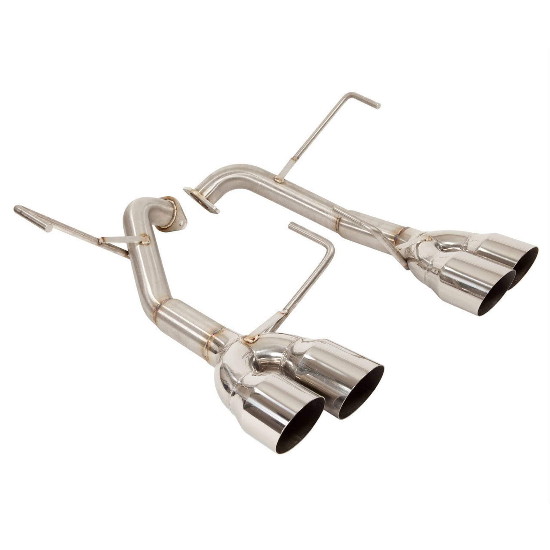 Nameless Performance Axleback Exhaust Muffler Delete 3.5" Single Wall Polished Tips WRX | SUAB22WRX-0MU-35SSW