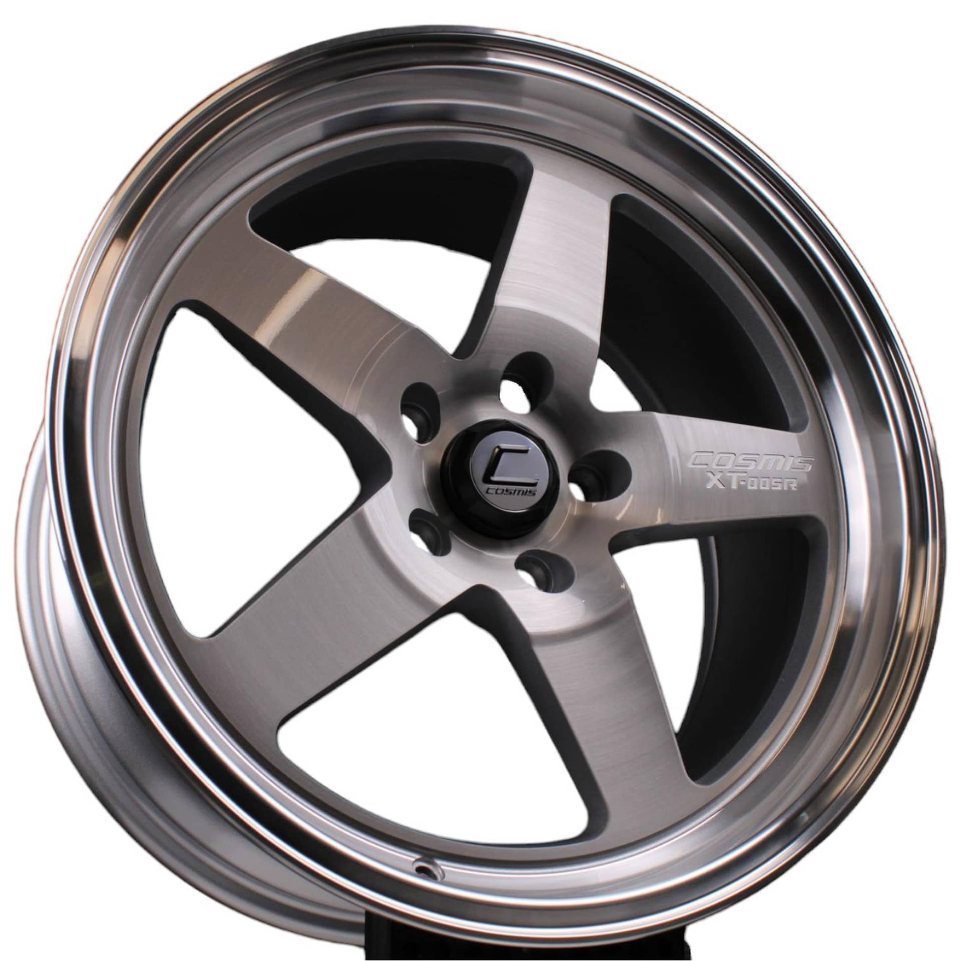 Cosmis Wheels XT-005R Polished Lip Brushed Face 18x9 +35 5x114.3