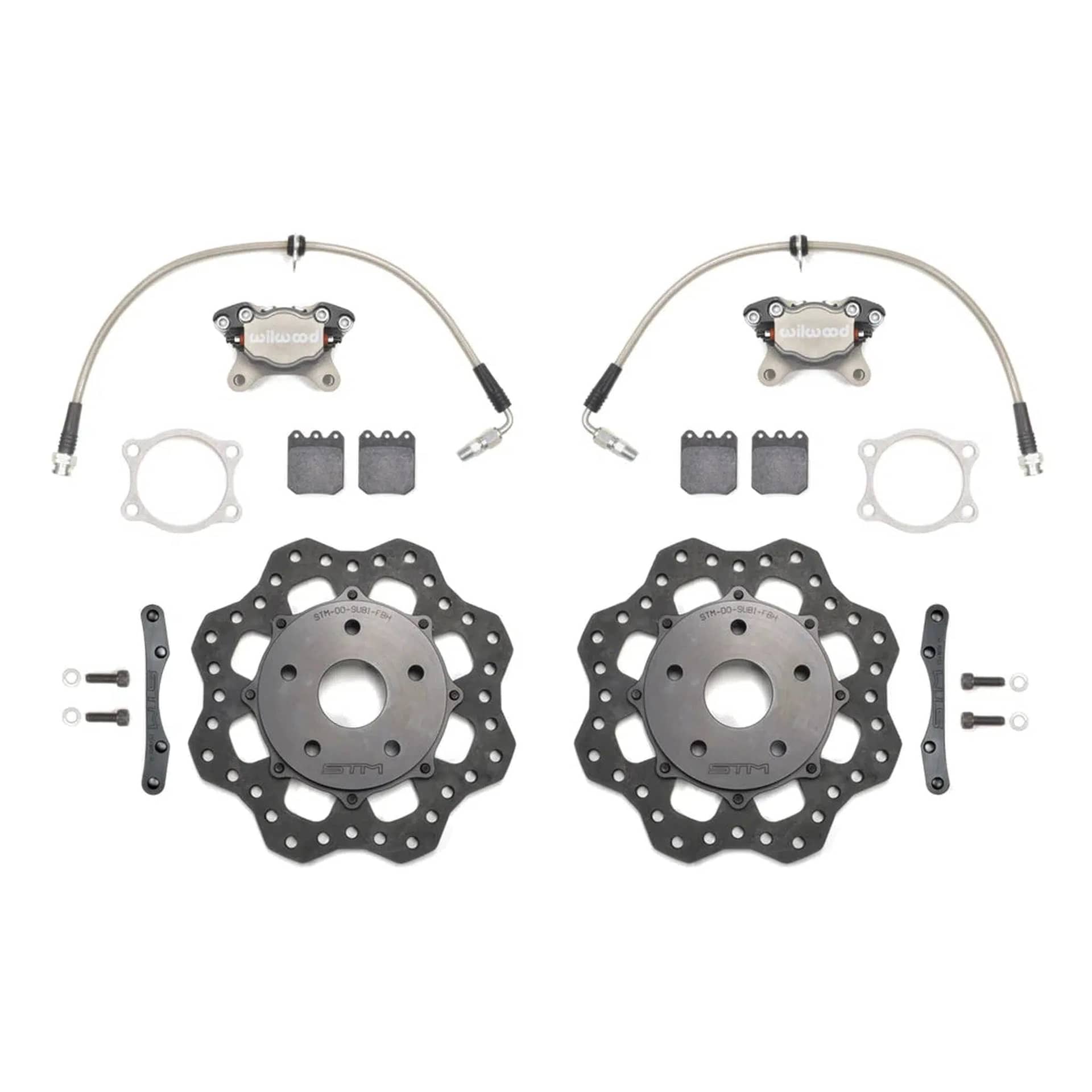 STM Tuned Scalloped Lightweight Rear Drag Brake Kit WRX | STM-DBKR-22WRX-SCA