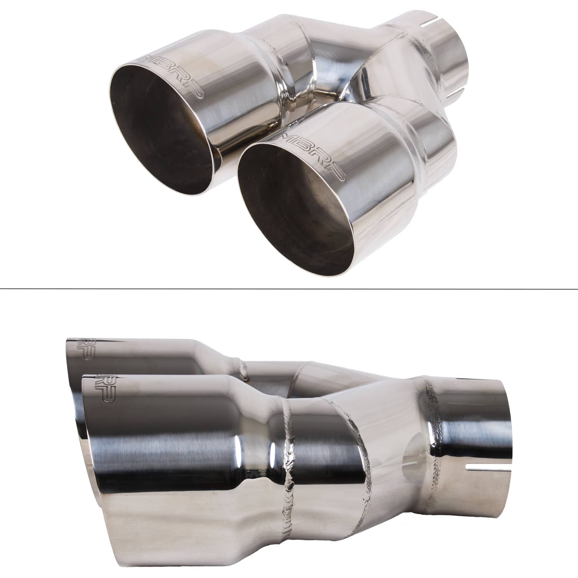 MBRP 3" Stainless Steel Street Profile Quad Tip Cat Back Exhaust WRX | S4807304