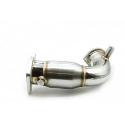 Turbo XS 22-24 WRX 304SS Front Pipe w/High Flow Catalytic Converter (Front Section)