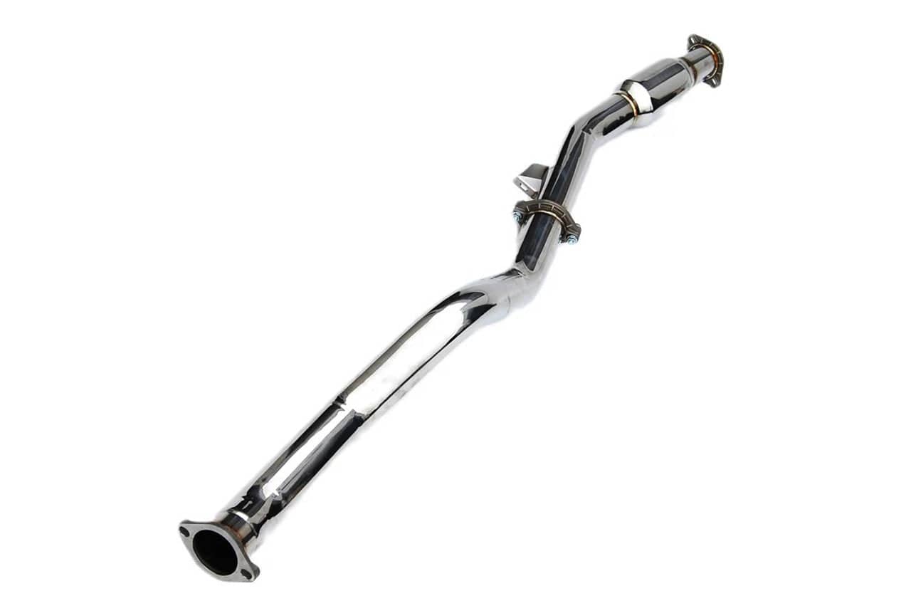 Invidia Bottom High Flow Cat Intermediate Pipe + WRX Auto - CVT WRX w/ Electric Parking Brake