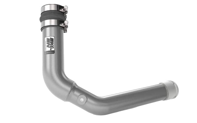 K&N 22-23 WRX 2.4L H4 Aluminum Charge Pipe Kit - Gunmetal Gray