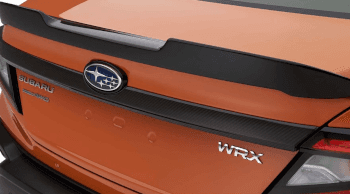 Subaru OEM Carbon Fiber Trunk Trim + WRX